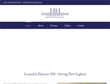 Tablet Screenshot of hhcustommetalfab.com
